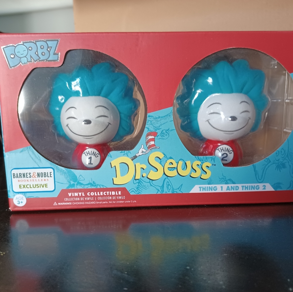 Barnes & Noble exclusive Thing 1 and Thing 2 dorbz